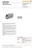 Datasheet for Weidmüller 1662390000, EAN: 4008190418915