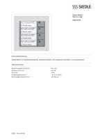 Datasheet for Siedle 200029796-00, EAN: 4015739297962
