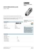 Datasheet for Phoenix Contact 1542897, EAN: 4046356097819