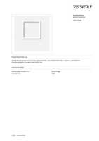Datasheet for Siedle 200016406-01, EAN: 4015739164066