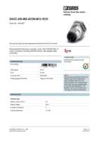 Datasheet for Phoenix Contact 1551820, EAN: 4046356161886