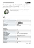 Datasheet for Phoenix Contact 1551671, EAN: 4046356156226
