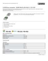 Datasheet for Phoenix Contact 2311797, EAN: 4046356293945