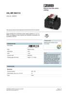 Datasheet for Phoenix Contact 2920450, EAN: 4046356163675