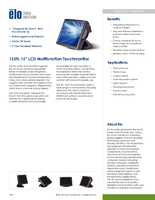 Datasheet for Elo Touch Solutions E571601