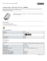 Datasheet for Phoenix Contact 1584884, EAN: 4046356156097