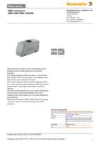Datasheet for Weidmüller 1661460000, EAN: 4008190418014