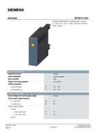 Datasheet for Siemens 3RT29161JJ00, EAN: 4011209740082