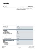 Datasheet for Siemens 3RV10110KA10, EAN: 4011209263512