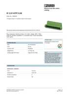 Datasheet for Phoenix Contact 1825378, EAN: 4017918049539