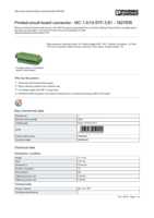 Datasheet for Phoenix Contact 1827839, EAN: 4017918050290