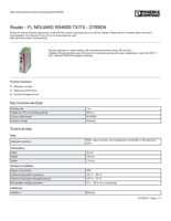 Datasheet for Phoenix Contact 2700634, EAN: 4046356597272
