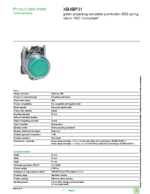 Datasheet for Schneider Electric XB4BP31, EAN: 3389110887006
