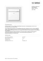 Datasheet for Siedle 200017493-01, EAN: 4015739174935