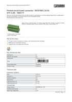 Datasheet for Phoenix Contact 1835177, EAN: 4017918103361