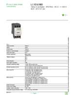 Datasheet for Schneider Electric LC1D323BD, EAN: 3389110807776 Datasheet for Schneider Electric LC1D323BD, EAN: 3389110807776