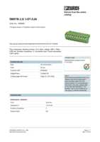 Datasheet for Phoenix Contact 1826296, EAN: 4017918122041 Datasheet for Phoenix Contact 1826296, EAN: 4017918122041