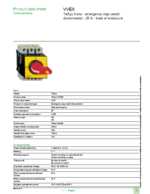 Datasheet for Schneider Electric VVE0, EAN: 3389110553116