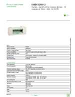 Datasheet for Schneider Electric KNB63SM412, EAN: 3606480006302