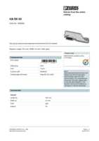 Datasheet for Phoenix Contact 3026489, EAN: 4017918157128