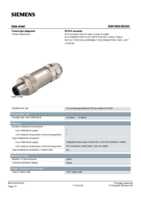 Datasheet for Siemens 6GK19050EA00, EAN: 4019169401999 Datasheet for Siemens 6GK19050EA00, EAN: 4019169401999