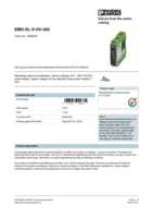 Datasheet for Phoenix Contact 2866035, EAN: 4017918924331