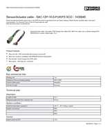 Datasheet for Phoenix Contact 1430640, EAN: 4046356456456
