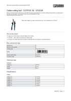 Datasheet for Phoenix Contact 1212129, EAN: 4046356456098 Datasheet for Phoenix Contact 1212129, EAN: 4046356456098