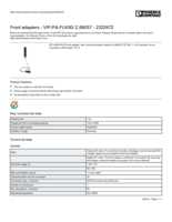 Datasheet for Phoenix Contact 2322472, EAN: 4046356451918
