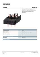 Datasheet for Siemens 3RA29211B, EAN: 4011209741126