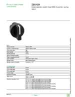 Datasheet for Schneider Electric ZB5AD8, EAN: 3389110905311
