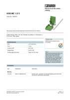 Datasheet for Phoenix Contact 1834372, EAN: 4017918051891