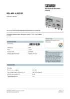 Datasheet for Phoenix Contact 2961367, EAN: 4017918730840
