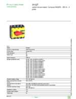 Datasheet for Schneider Electric 31127, EAN: 3303430311270 Datasheet for Schneider Electric 31127, EAN: 3303430311270