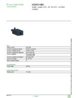 Datasheet for Schneider Electric RZM031BN, EAN: 3389110261189 Datasheet for Schneider Electric RZM031BN, EAN: 3389110261189
