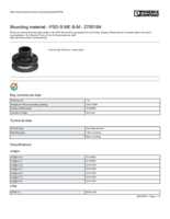 Datasheet for Phoenix Contact 2700164, EAN: 4046356491532