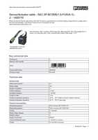 Datasheet for Phoenix Contact 1400770, EAN: 4046356509527