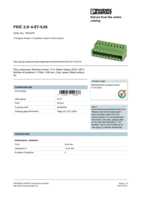 Datasheet for Phoenix Contact 1873375, EAN: 4017918142766