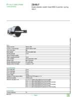Datasheet for Schneider Electric ZB4BJ7, EAN: 3389110889109