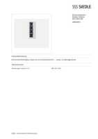 Datasheet for Siedle 200039551-00, EAN: 4015739395514