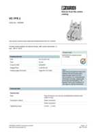 Datasheet for Phoenix Contact 1852846, EAN: 4017918127145