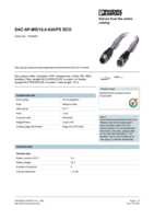 Datasheet for Phoenix Contact 1518300, EAN: 4017918968427 Datasheet for Phoenix Contact 1518300, EAN: 4017918968427