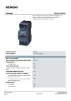 Datasheet for Siemens 3RV23214DC20, EAN: 4011209766808