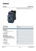 Datasheet for Siemens 3RT20242FB40, EAN: 4011209839137