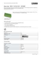 Datasheet for Phoenix Contact 1875483, EAN: 4017918133986