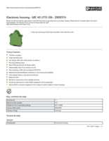 Datasheet for Phoenix Contact 2909374, EAN: 4017918163341