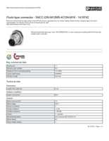 Datasheet for Phoenix Contact 1419742, EAN: 4046356533942