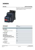 Datasheet for Siemens 3RT20162CP043MA0, EAN: 4011209864863