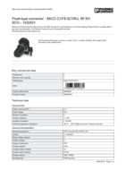 Datasheet for Phoenix Contact 1432431, EAN: 4046356410762
