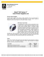 Datasheet for ZEBRA 800033-801